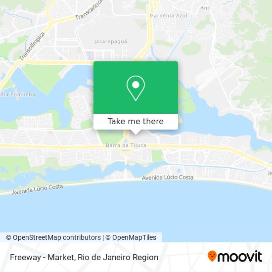 Mapa Freeway - Market