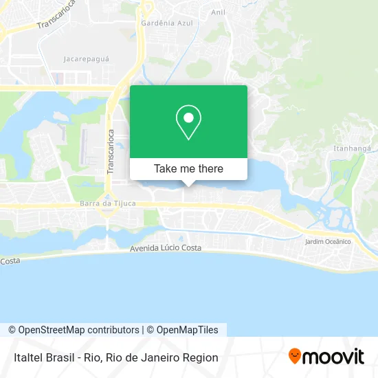 Italtel Brasil - Rio map