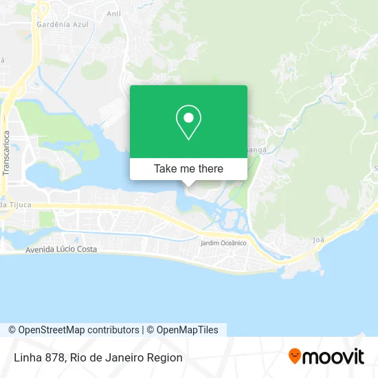 Linha 878 map