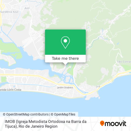 IMOB (Igreja Metodista Ortodoxa na Barra da Tijuca) map