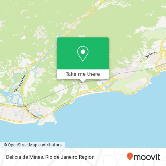 Delicia de Minas map