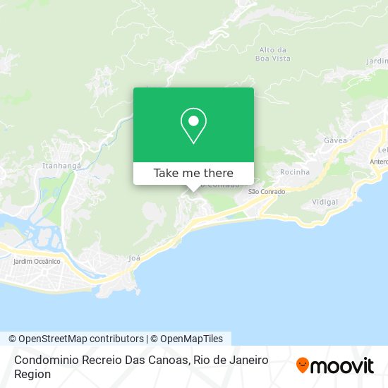 Condominio Recreio Das Canoas map
