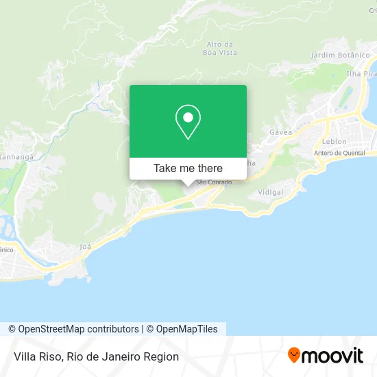 Villa Riso map