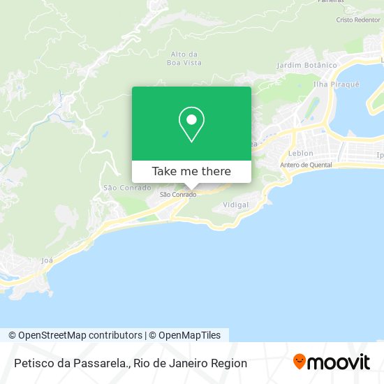 Petisco da Passarela. map