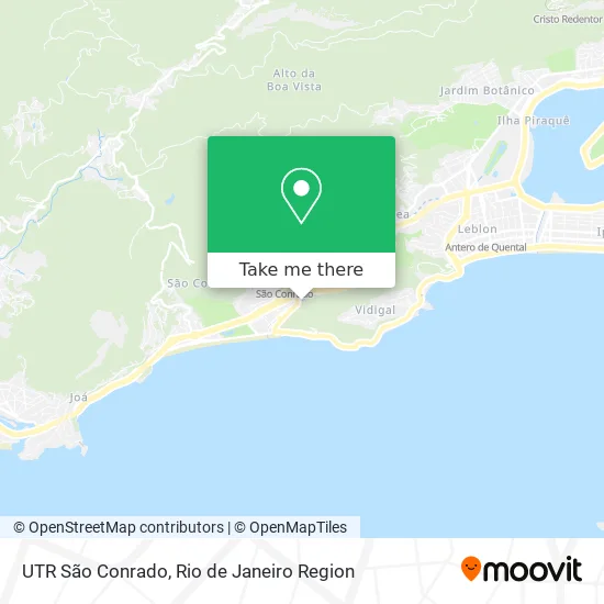 UTR São Conrado map
