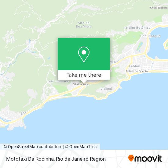 Mototaxi Da Rocinha map