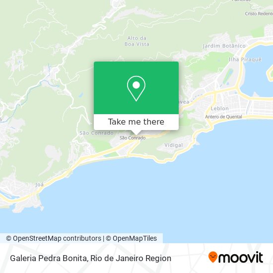 Galeria Pedra Bonita map