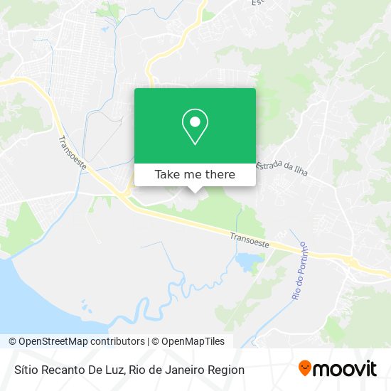 Sítio Recanto De Luz map