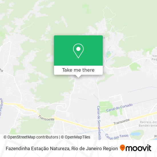 How to get to Fazendinha Estação Natureza in Vargem Grande by Bus?