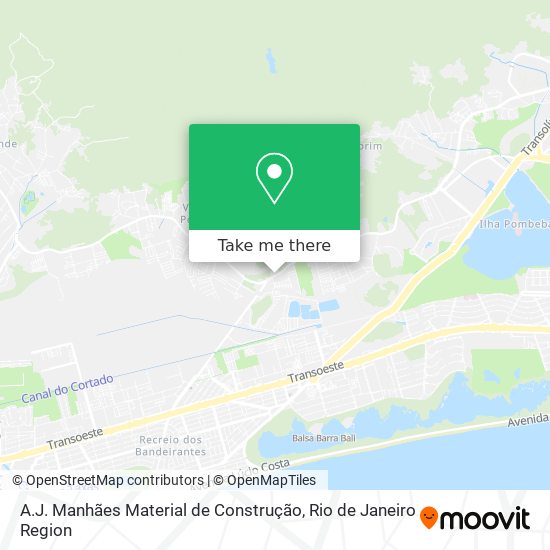A.J. Manhães Material de Construção map