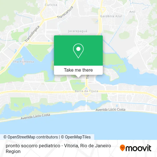 pronto socorro pediatrico - Vitoria map