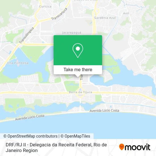 DRF / RJ II - Delegacia da Receita Federal map
