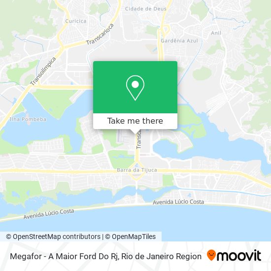 Mapa Megafor - A Maior Ford Do Rj