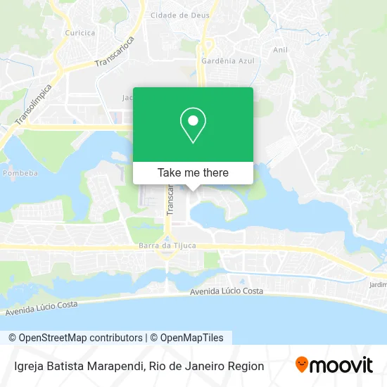 Igreja Batista Marapendi map