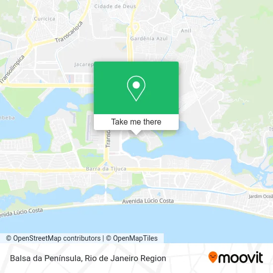 Balsa da Península map