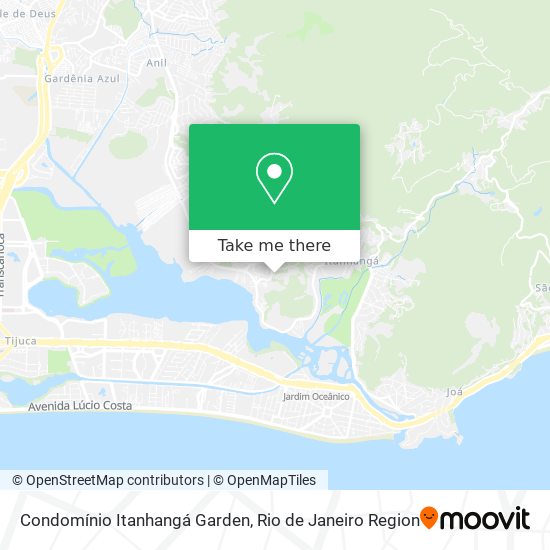 Condomínio Itanhangá Garden map