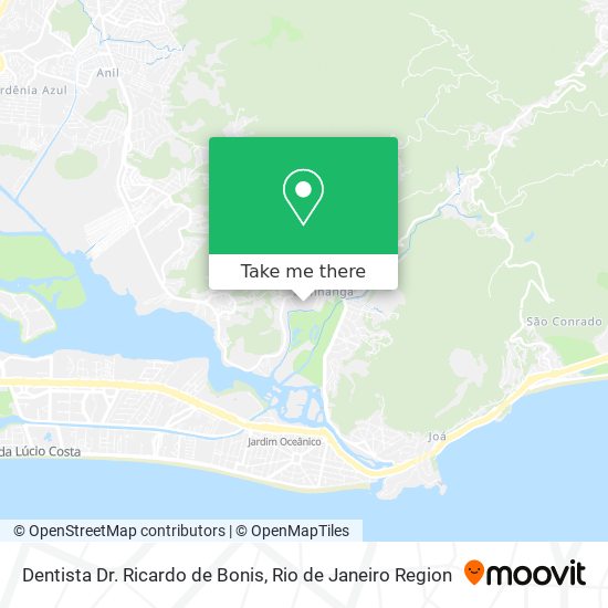Mapa Dentista Dr. Ricardo de Bonis