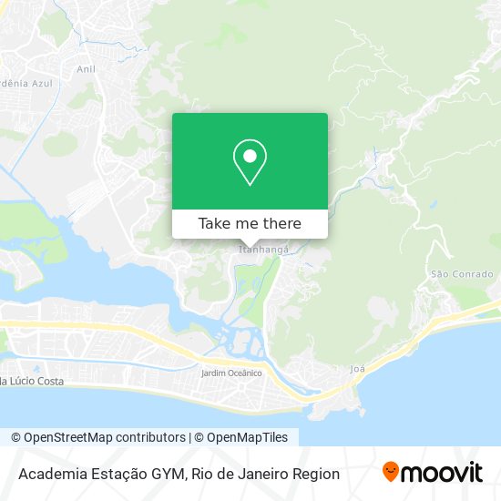 Mapa Academia Estação GYM