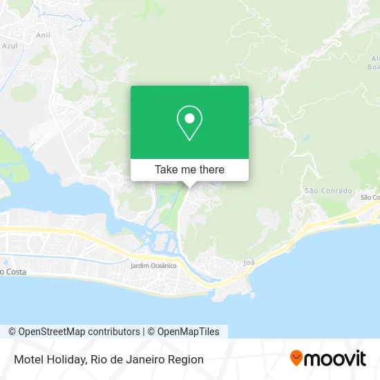 Motel Holiday map
