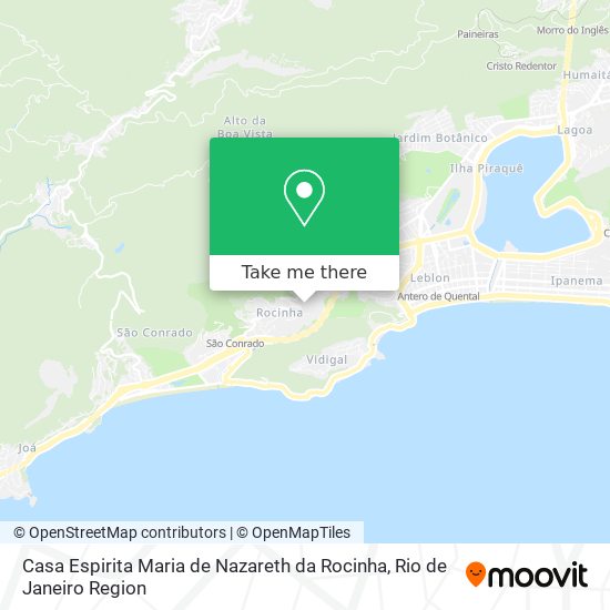 Casa Espirita Maria de Nazareth da Rocinha map