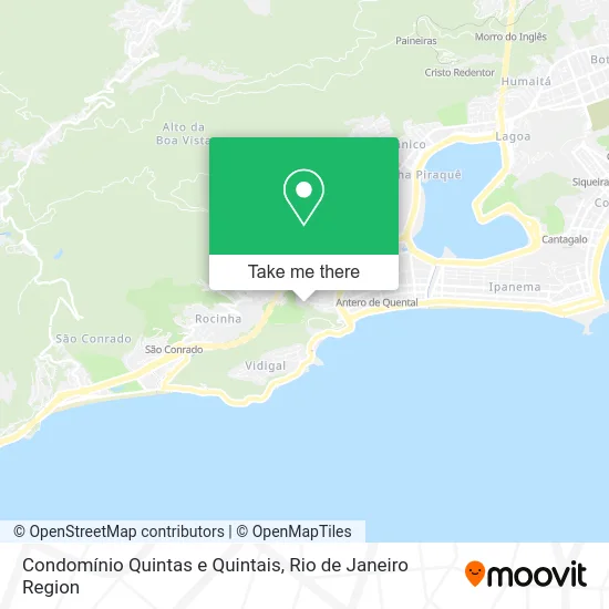 Condomínio Quintas e Quintais map