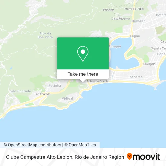 Clube Campestre Alto Leblon map