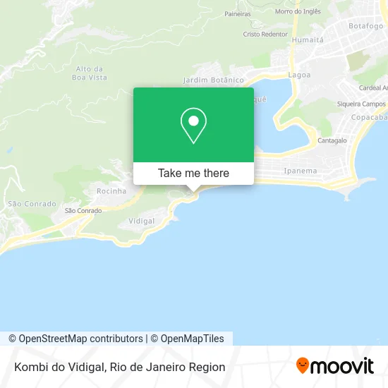 Kombi do Vidigal map