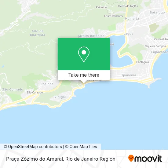 Praça Zózimo do Amaral map