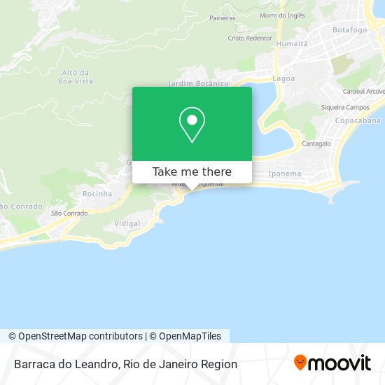 Barraca do Leandro map