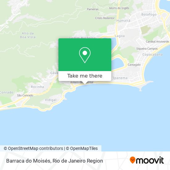 Mapa Barraca do Moisés