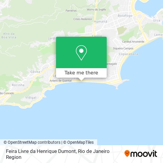 Feira Livre da Henrique Dumont map