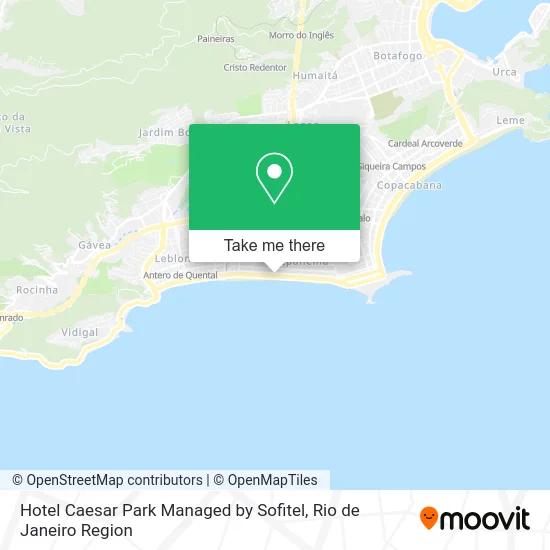 Hotel Caesar Park Managed by Sofitel map