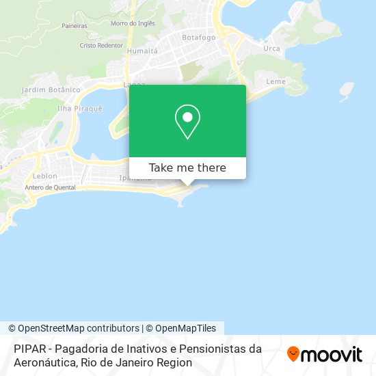 PIPAR - Pagadoria de Inativos e Pensionistas da Aeronáutica map