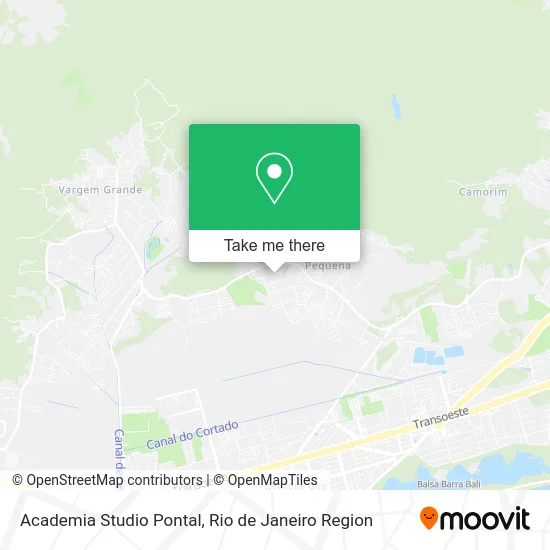 Academia Studio Pontal map
