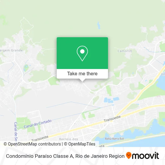 Condomínio Paraíso Classe A map