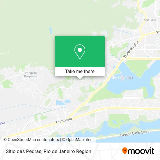 Sitio das Pedras map