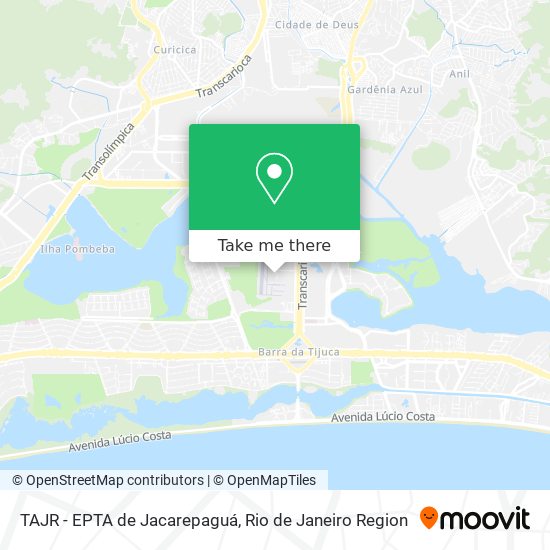 TAJR - EPTA de Jacarepaguá map