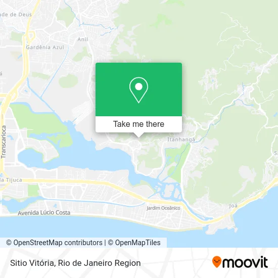 Sitio Vitória map