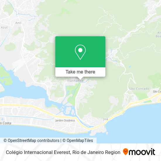 Colégio Internacional Everest map