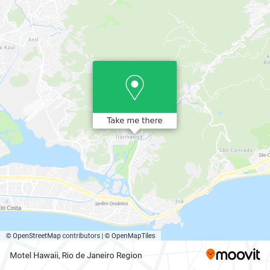Motel Hawaii map