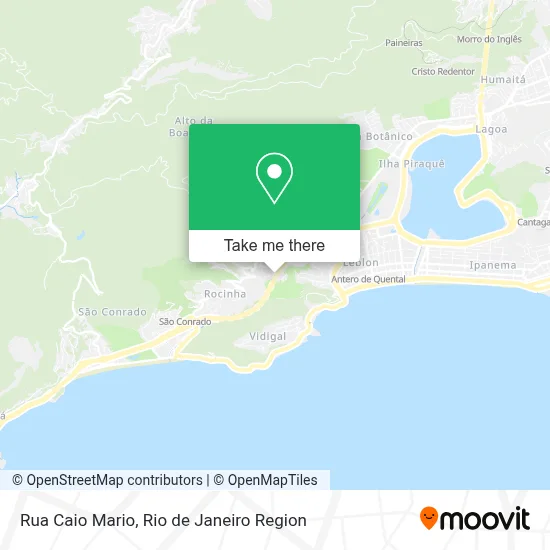 Rua Caio Mario map