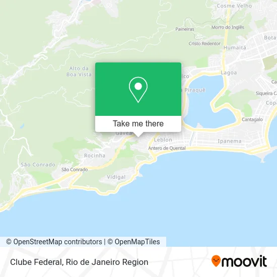 Clube Federal map