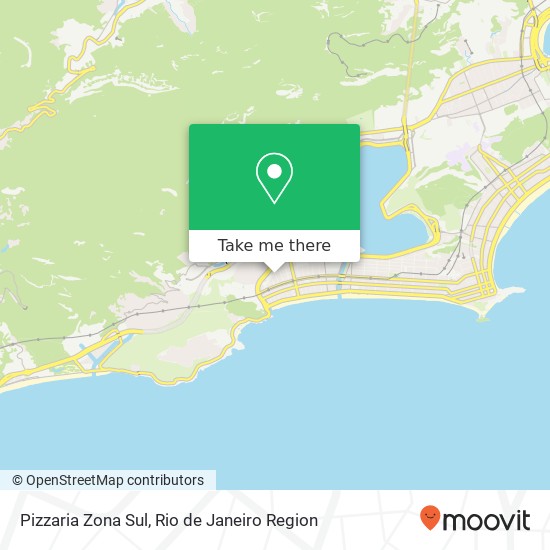 Pizzaria Zona Sul map