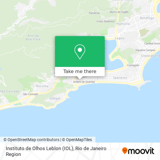 Mapa Instituto de Olhos Leblon (IOL)