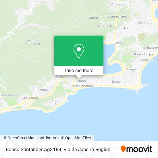 Banco Santander Ag3184 map