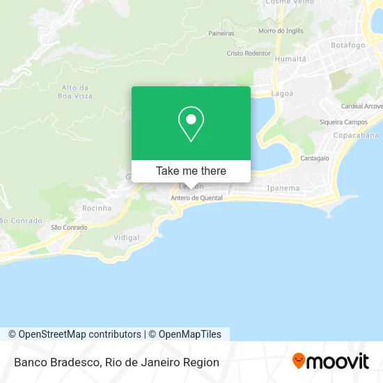 Banco Bradesco map