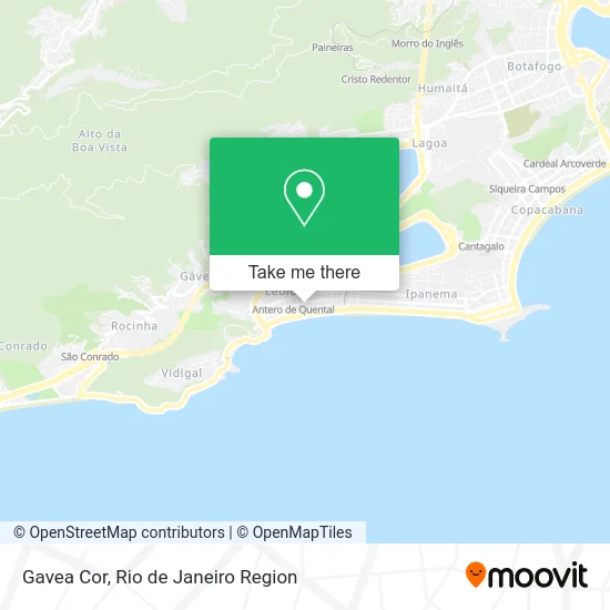 Gavea Cor map