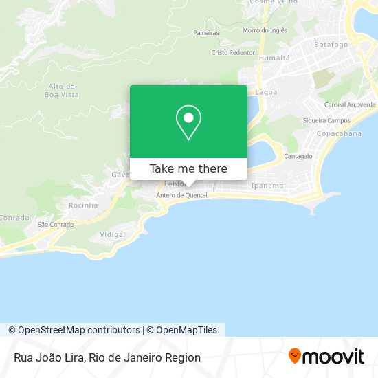 Mapa Rua João Lira