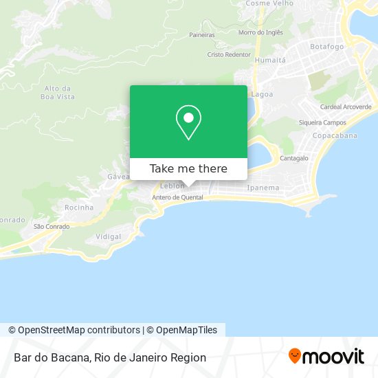 Bar do Bacana map