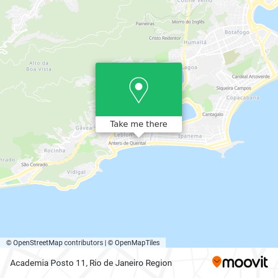 Academia Posto 11 map